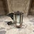 French Rustic Antique Wood Candle Lantern For Sale - Image 4 of 9