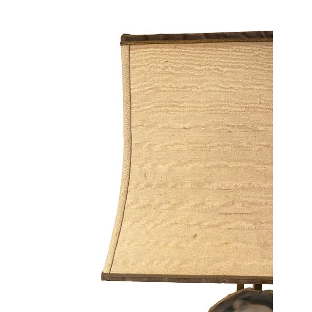 Mid 20th Century Vintage Willy Daro Style Agate Lamp, Made in Belgium For Sale - Image 5 of 11