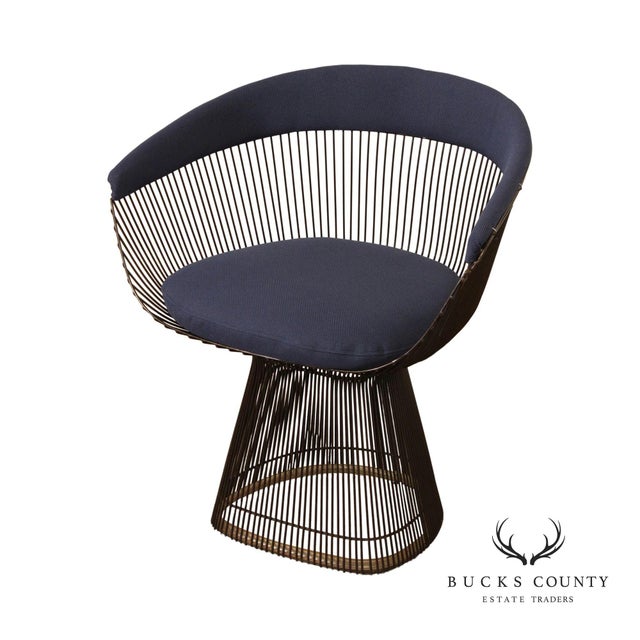 Knoll Warren Platner For Knoll Mid Century Modern Armchair For Sale - Image 4 of 18