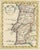 Antique Miniature Map of Portugal by Pierre Du Val, Paris, France, 1680 For Sale - Image 9 of 10