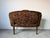 Vintage Louis XVI Style Curved Barrel Back Loveseat With Nailhead Trim For Sale - Image 10 of 17