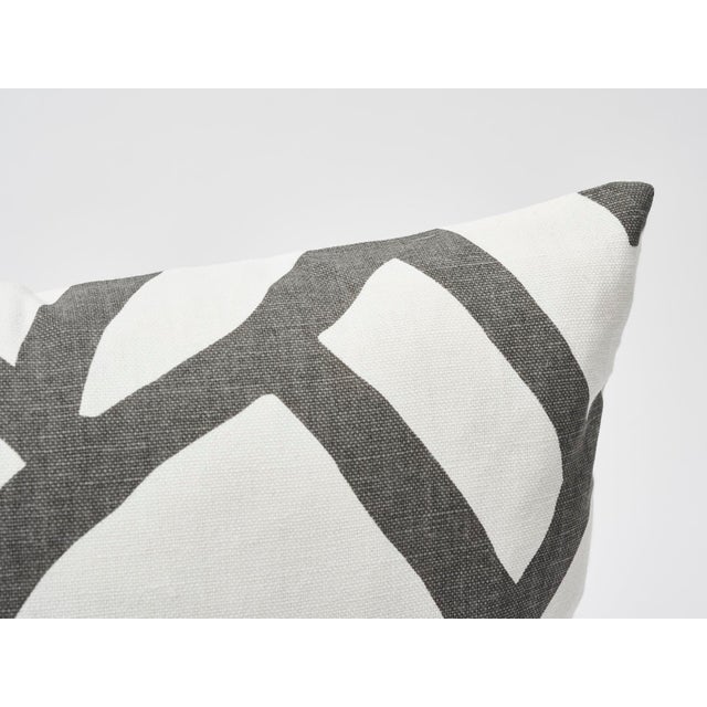 Contemporary Schumacher Double-Sided Pillow in Zimba Print For Sale - Image 3 of 7