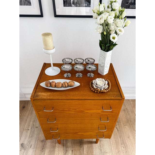 Mid-Century Modern Chest of Drawers in Ash, Czechoslovakia, 1960s For Sale - Image 10 of 18