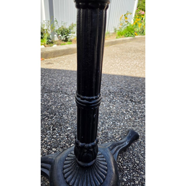 Late 20th Century Neoclassical Revival Cast-Iron Tripod Table Base For Sale - Image 11 of 17