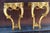 Wood Pair 18th Century Rococo Style Carved Giltwood Marble Top Side Tables For Sale - Image 7 of 14