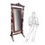 Massive Late 1800s Mahogany Cheval Mirror For Sale - Image 4 of 10