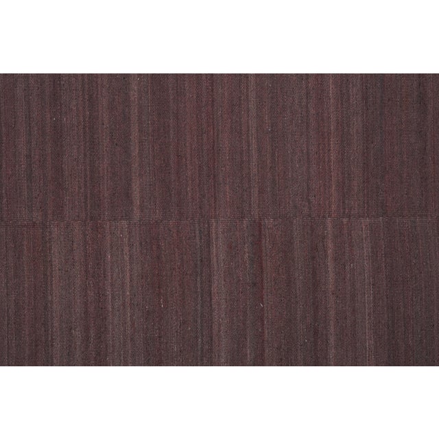 Textile Decorative Striped Turkish Kilim Rug 9' X 10'8'' For Sale - Image 7 of 10