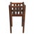 This antique Mission style plant stand, crafted from oak, features a classic slatted design characteristic of the early...