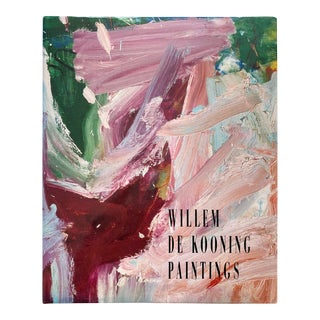 Willem De Kooning " Paintings " Vintage 1994 1st Edition Lithograph Print Abstract Expressionist Hardcover Art Exhibition Book For Sale