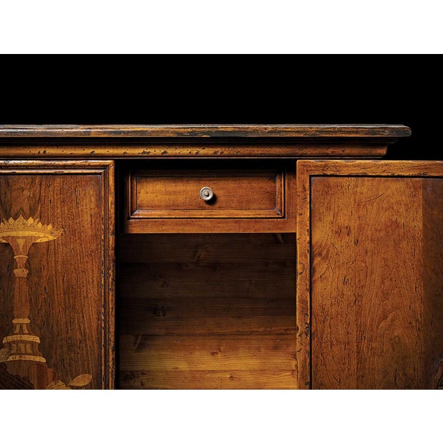 Italian Italian Marquetry Sideboard For Sale - Image 3 of 3
