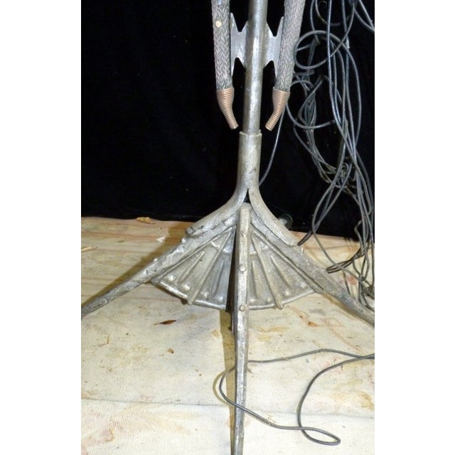 Monumental Hollywood Studio Torch Sculpture Attributed to Tim Burton's Planet of the Apes Brutalist Syle For Sale In Los Angeles - Image 6 of 7