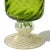 Late 20th Century Vintage Murano Decanter Green Gold Flecks Italian Art Glass Midcentury Lidded Candy Jar With Labels For Sale - Image 5 of 6
