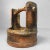 Brown Ceramic Shigaraki Well Ikebana Vase, 1950s For Sale - Image 8 of 10