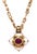Otto Jakob Lalibela Emerald Keshi Pearl Ruby Gold Cross Pendant Necklace For Sale - Image 9 of 11