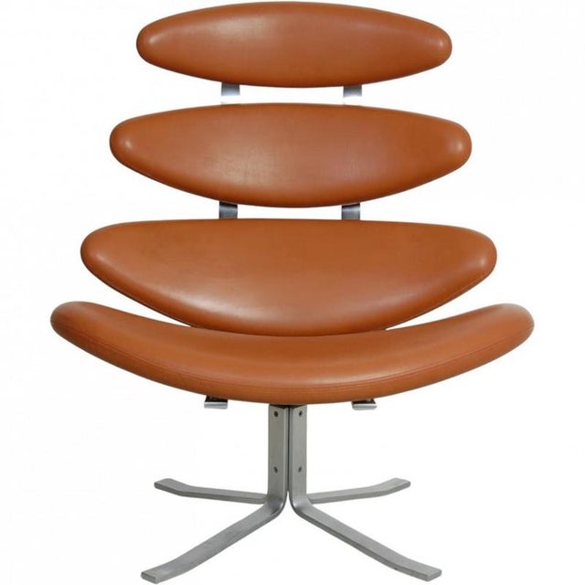 Corona Chair in Cognac Leather from Erik Jørgensen For Sale - Image 16 of 16