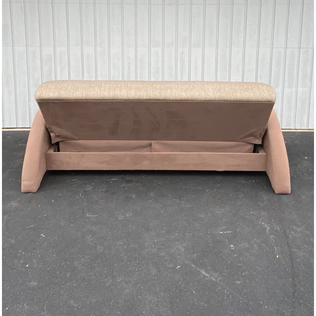 Postmodern Sculptural Art Deco Revival Futon Sofa For Sale In Chicago - Image 6 of 13