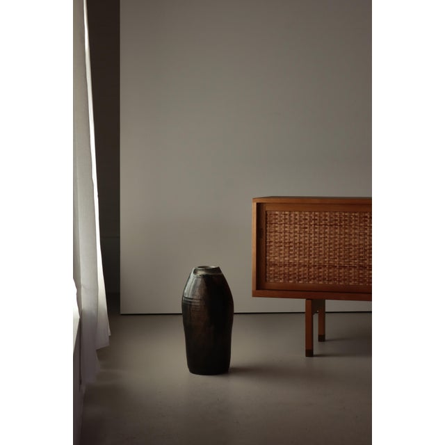Scandinavian Modern Stoneware Floor Vase by Chris Moes, Denmark, 1966 For Sale - Image 15 of 16