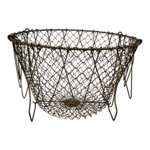 French Wire Collapsible Egg Basket