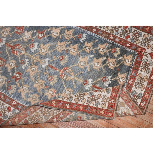 Gray Vintage Malayer Persian Runner - 3'7" x 10' For Sale - Image 8 of 9