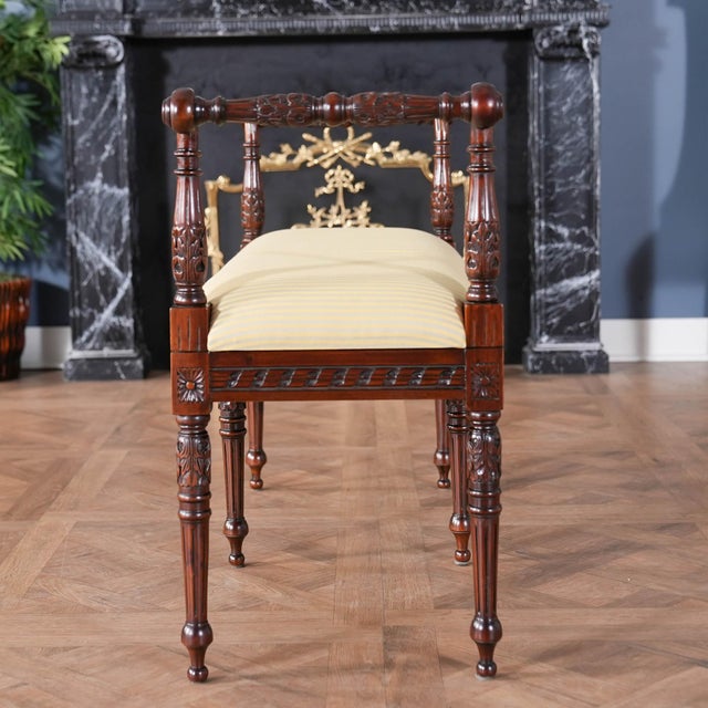 21st Century French Window Bench For Sale - Image 9 of 12