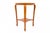 Brown Art Deco Side Table with Round Top, Poland, 1940s For Sale - Image 8 of 9