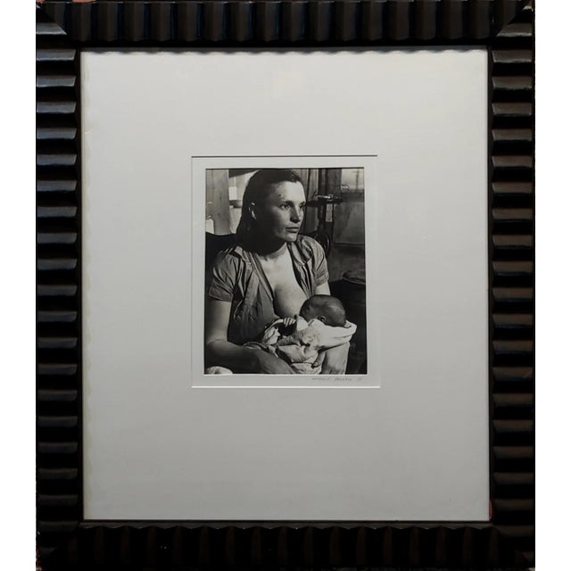 Horace Bristol -Portrait of Migrant Mother Breastfeeding-1937 Silver Gelatin Original 8x10" Silver Gelatin Photograph -...