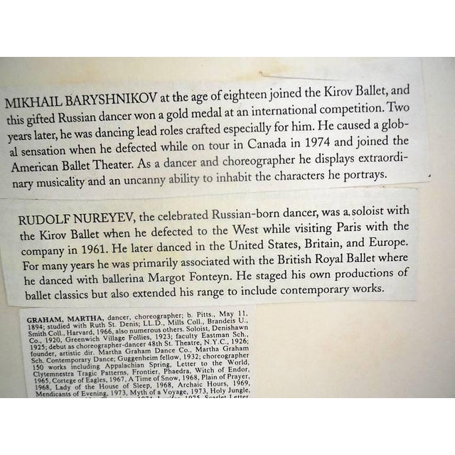 1980s Fred McDarrah, Martha Graham, Mikhail Baryshnikov, Rudolf Nureyev, 1986 For Sale - Image 5 of 7