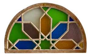 Multi-colored Stained Glass Decoration