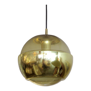 Peill & Putzler Smoked Glass Hanging Lights, 1970