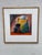 Abstract Circa 2001 Albert E. Smith Custom Framed Abstract Painting For Sale - Image 3 of 12
