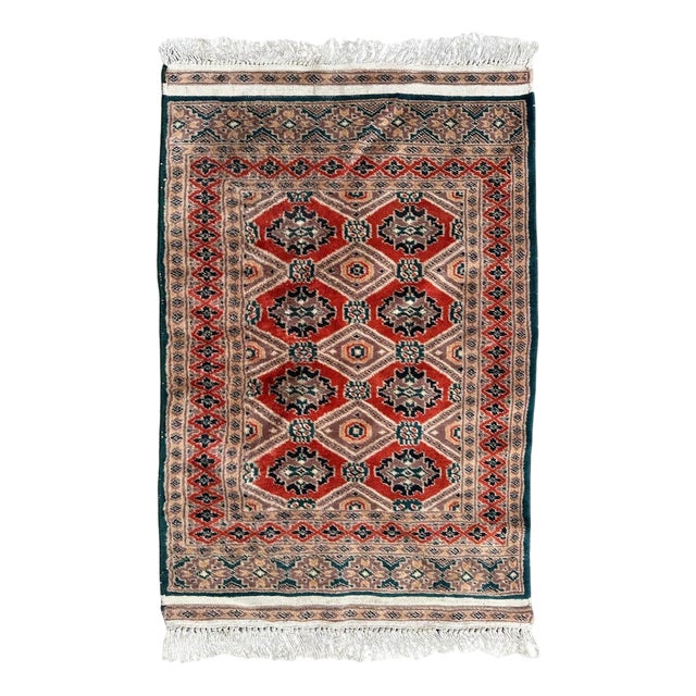 Small Vintage Pakistani Rug from Bobyrugs, 1980s For Sale
