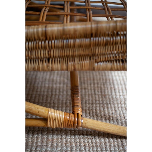 Bamboo Cane Daybed, 1960s, Set of 2 For Sale - Image 6 of 9