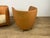 Brown Bon Ton Chairs in Rattan and Fabric by Giuseppe Viganò for Bonacina, 1990s, Set of 2 For Sale - Image 8 of 9