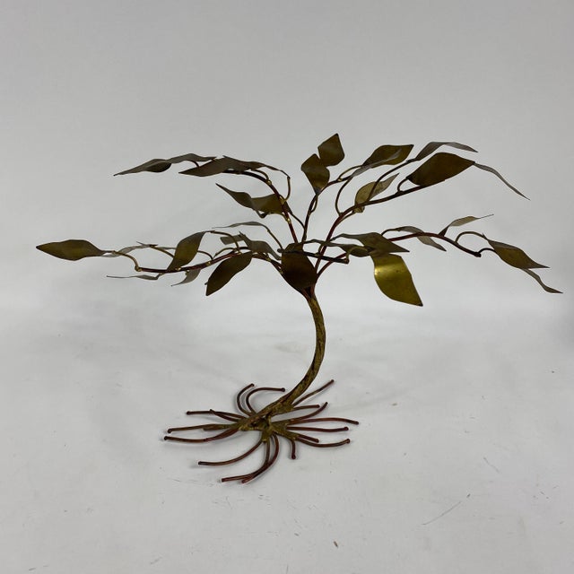 Brutalist Metal Tabletop Tree Sculpture Chairish