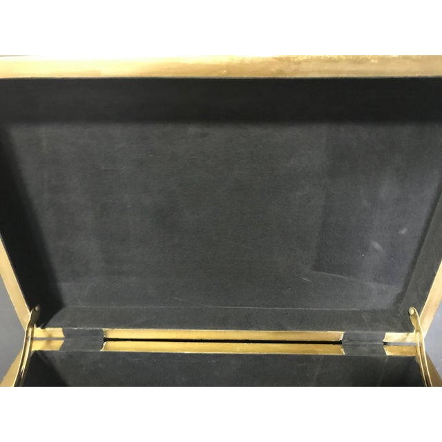 Taupe 1980s Vintage Decorative Box For Sale - Image 8 of 11