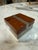 Tommaso Barbi Vintage Burl Wood & Brushed Metal Box For Sale - Image 9 of 10