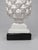 Mid-Century Modern Vintage Italian Mid Century White Glazed Pineapple Form Ceramic Table Lamp For Sale - Image 3 of 10