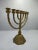 Brass Seven-Branched Candleholder Menorah, 1950s For Sale - Image 3 of 9