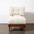 Mid-Century Modern Mid-Century Modernist Sculptural Oak Lounge Chairs in Off White Boucle For Sale - Image 3 of 17