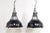 1950s Vintage Industrial Enamel Pendant Lamp, 1950s For Sale - Image 5 of 10