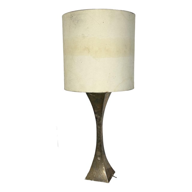 Vintage Grillo and Montagna Pyramid Table Lamp, 1970s For Sale