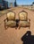 Large Pair of French Louis XV Armchairs from France made of solid walnut, the wood has been finished with a lustrous...