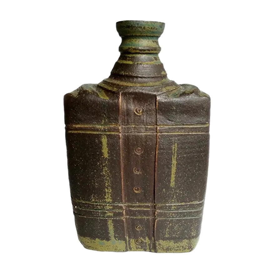 Vintage Ceramic Bottle Vase Chairish