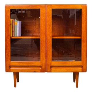 Vintage Danish Teak Vitrine, 1960s For Sale