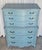 Vintage Chest of Drawers, Turquoise Tall Dresser, Circa 1950's For Sale - Image 11 of 13