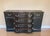 Bassett Vintage Black Mahogany Hepplewhite Buffet For Sale - Image 4 of 14