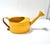 Farmhouse Vintage Yellow Toleware Watering Can With Floral Detail – Cottage Garden Planter Decor - Teleflora For Sale - Image 3 of 12