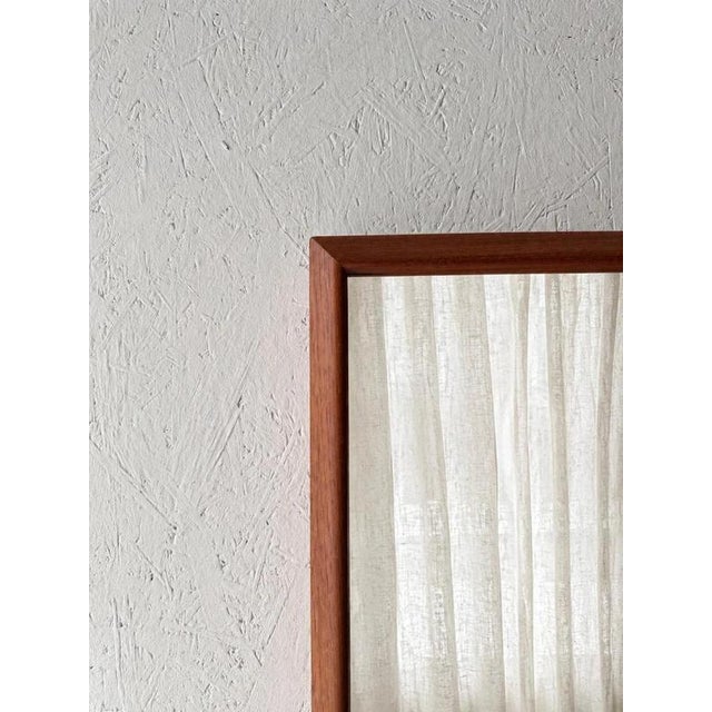 Teak Mirror from Vildbjerg Møbelfabrik, 1960s For Sale - Image 6 of 10