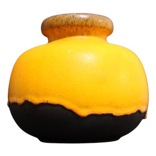 Mid-Century Modern 284-15 Fat Lava Spherical Vase by Scheurich, West Germany, 1970s For Sale