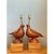 Wood Vintage Shanghai Weave Lovebird Lamps- A Pair For Sale - Image 7 of 12